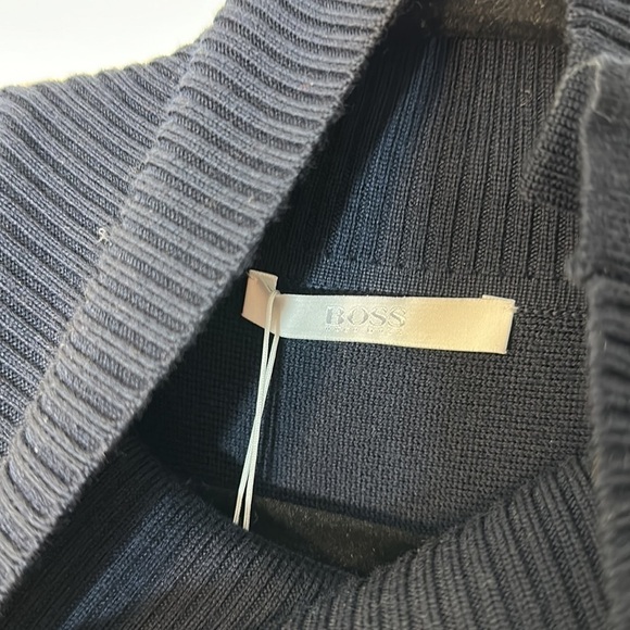 BOSS Landara Poncho Navy - Picture 6 of 15